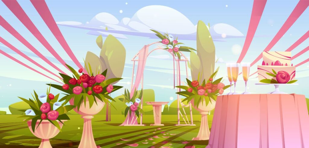 The Complex Nature of Large Weddings