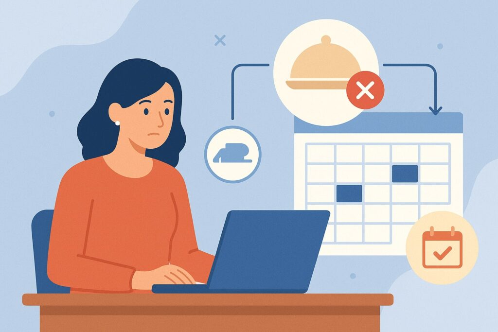 How to Avoid Double Bookings with Online Catering Schedulers