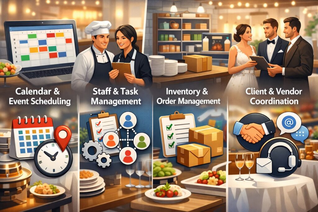 Categories of Scheduling Tools for Event Catering Businesses