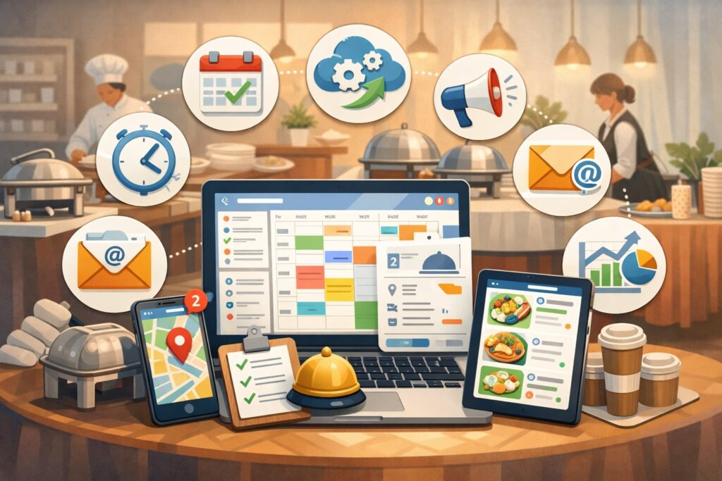 Core Features of Modern Online Catering Scheduling Software