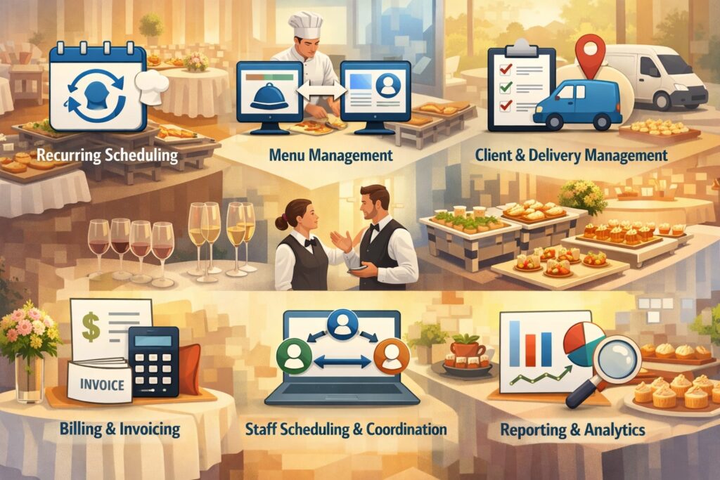 Core Features to Look for in Recurring Catering Events Software