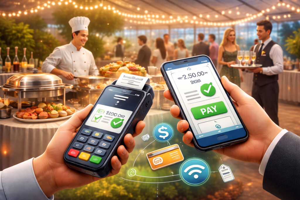 Mobile Payments for On-Site Catering Events