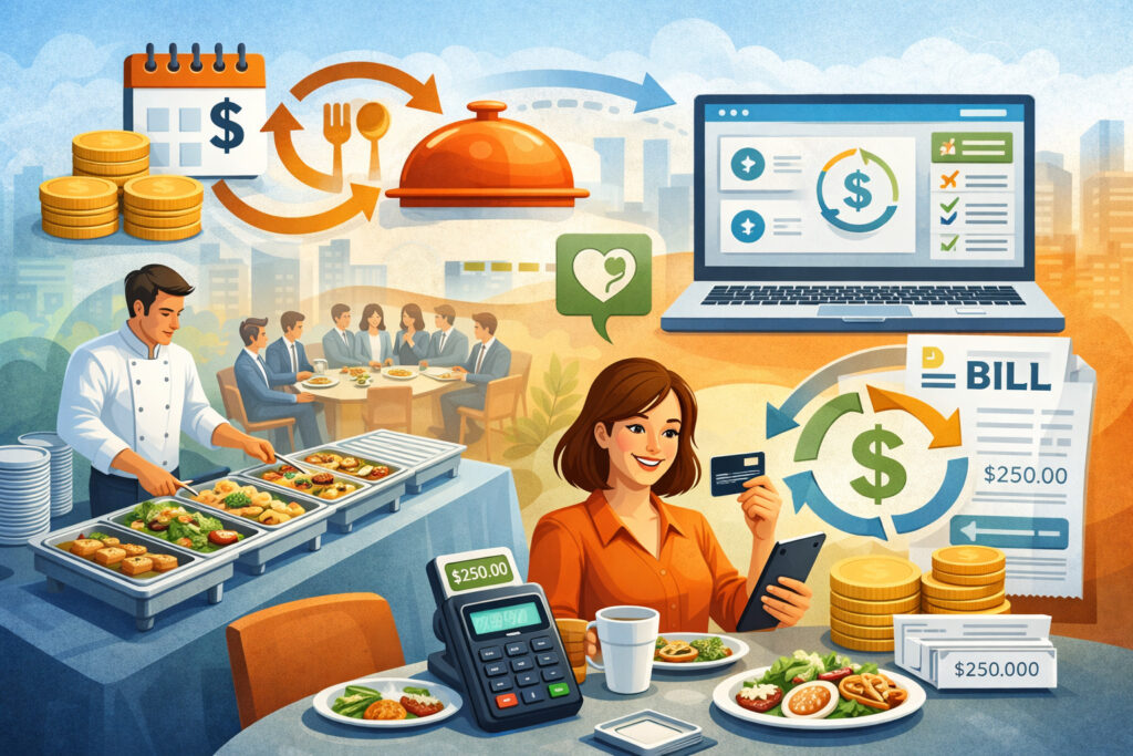 Recurring Billing for Corporate Catering Accounts