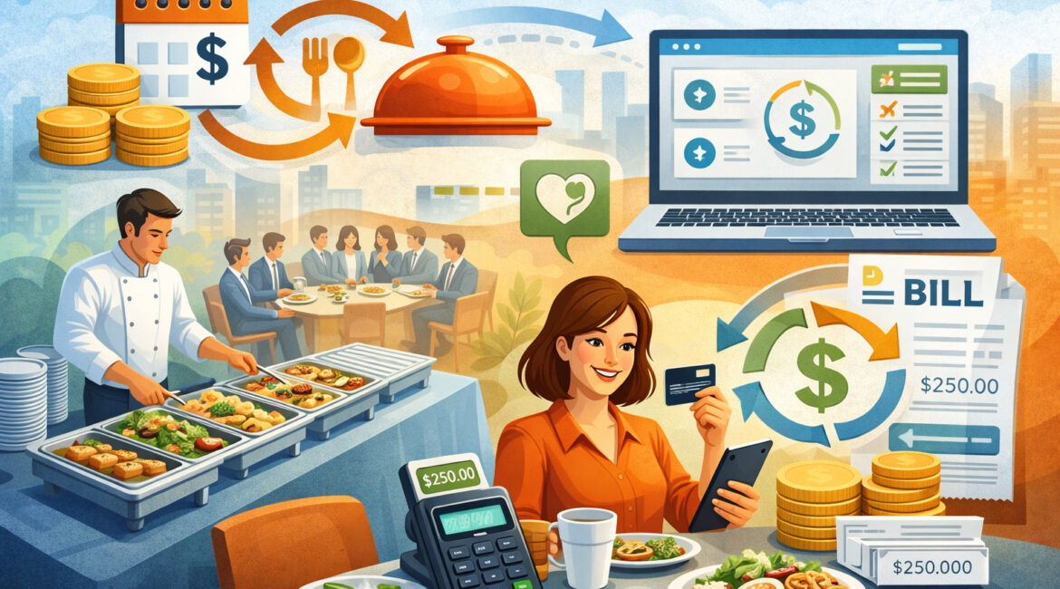 Recurring Billing for Corporate Catering Accounts