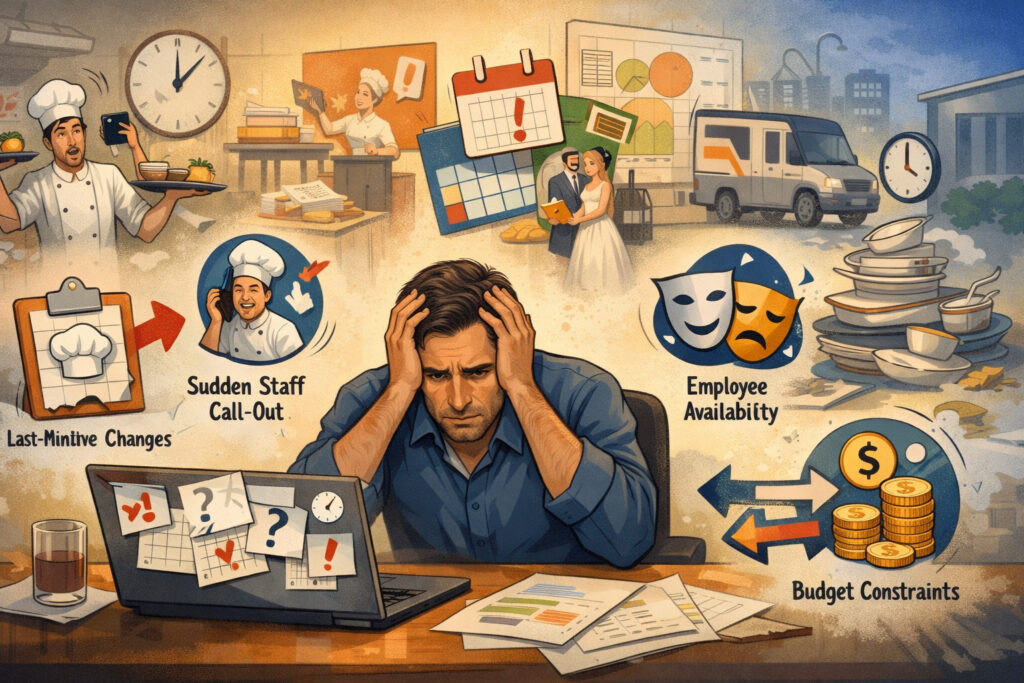 The real causes of scheduling chaos in catering operations