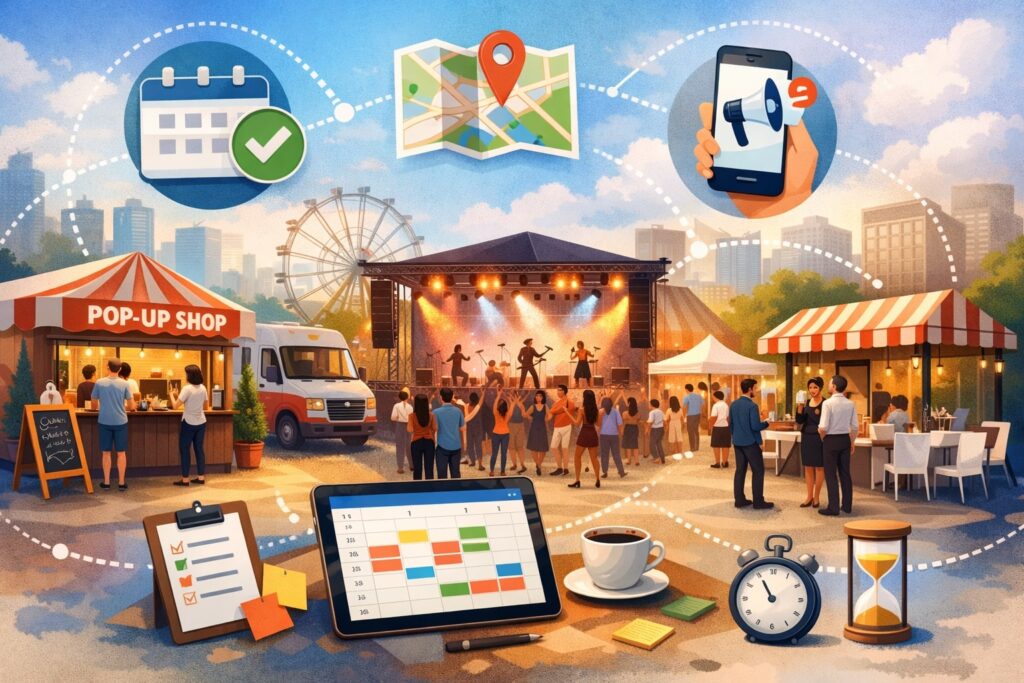 Understanding the Pop-Up and Temporary Event Scheduling Reality