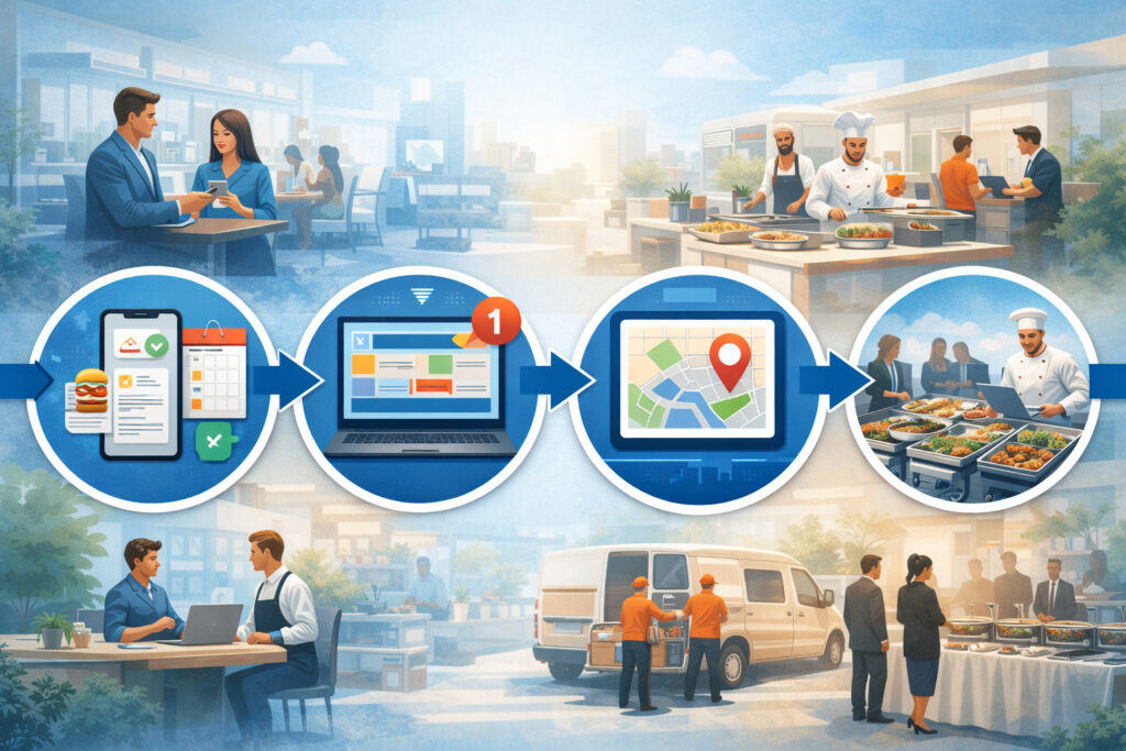 How Online Catering Scheduling Works