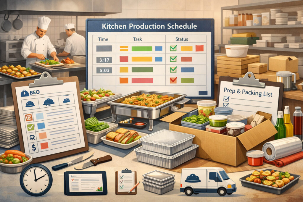 Production & Operations: BEOs, Kitchen Production Schedules, Prep and Packing Lists